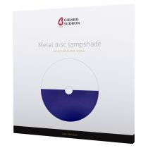 DISKY - Abat-jour métal Ø300mm bleu outremer