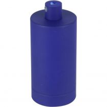 MIXGO - Douille aluminium E27 avec bague Ø48mm H.105mm bleu outremer