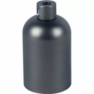 ALUMINIA - Douille aluminium E27 �42mm H.62mm gris clair