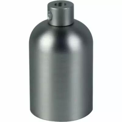 ALUMINIA - Douille aluminium E27 �42mm H.62mm gris clair