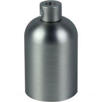 ALUMINIA - Douille aluminium E27 Ø42mm H.62mm gris clair