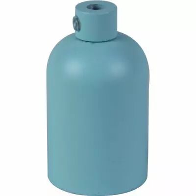 ALUMINIA - Douille aluminium E27 �42mm H.62mm bleu clair mat