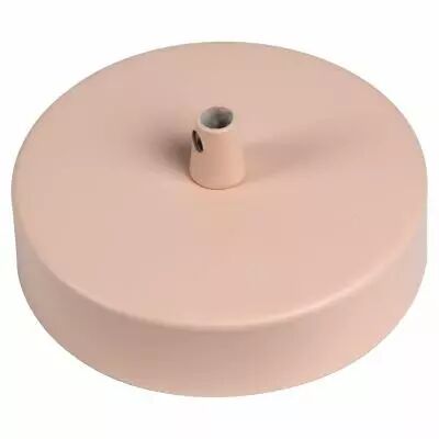 STEELY - COLOR - Pavillon acier sortie simple avec arr�t de c�ble �100mm rose poudr� mat