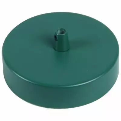 STEELY - COLOR - Pavillon acier sortie simple avec arr�t de c�ble �100mm vert sapin