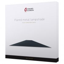 MIXGO - Abat-jour métal évasé pour douille E27Ø300mm noir satiné