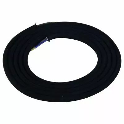 C�ble textile coton rond 2 x 0.75mm� L.2m noir