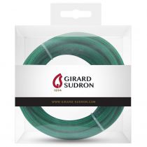 Câble textile coton rond 2 x 0.75mm² L.2m vert profond