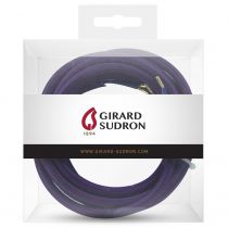 Câble textile rond 2 x 0.75mm² L.2m violet