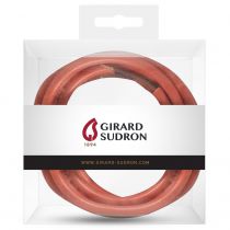 Câble PVC rond 2 x 0.75mm² L.2m rouge coquelicot