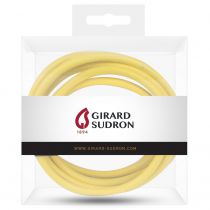 Câble PVC rond 2 x 0.75mm² L.2m jaune citron