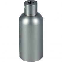ALUMINIA - Douille aluminium E14 Ø30mm H.68mm gris clair