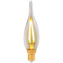 Flamme «GRAND SIÈCLE» GS1 filament LED 1W E12 2700K 100lm claire