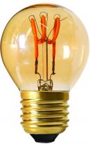 Sphérique G45 filament LED 3 loops 3W E26 2000K 100lm amb. dimmable (https://www.girard-sudron.fr/pub/media/catalog/pro)