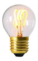 Sphérique G45 filament LED 3 loops 3W E26 2200K 120lm claire dimmable (https://www.girard-sudron.fr/pub/media/catalog/pro)