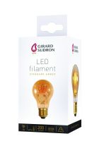 Standard A60 filament LED 4 loops 4W E26 2000K 200lm amb. dimmable (https://www.girard-sudron.fr/pub/media/catalog/pro)
