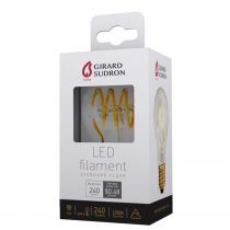 Standard A60 filament LED 4 loops 4W E26 2200K 240lm claire dimmable (https://www.girard-sudron.fr/pub/media/catalog/pro)