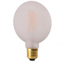 Ampoule plate G105 guirlande LED 6W E27 670lm 2700K mat dimmable
