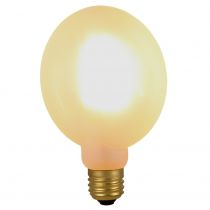 Ampoule plate G105 guirlande LED 6W E27 670lm 2700K mat dimmable