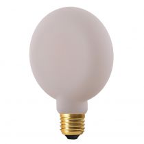 Ampoule plate G105 guirlande LED 6W E27 2700K 600lm opaline dimmable