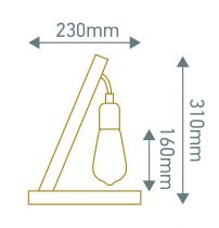 Luminaire en bois 5W E27 2000K 260lm amb. (https://www.girard-sudron.fr/pub/media/catalog/pro)