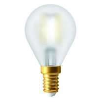 ECOWATTS - Sphrique (x2) G45 filament LED 4W E14 4000K 470lm mat