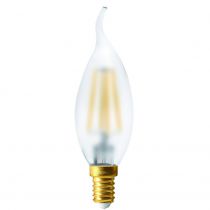 ECOWATTS - Flamme (x2) «COUP DE VENT» filament LED 4W E14 4000K 470lm mat