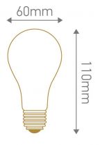 ECOWATTS - Standard (x2) A60 LED 270° 11W E27 4000K 1100lm opaline