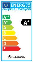 ECOWATTS - Sphérique (x2) G45 LED 270° 5.5W E27 4000K 490lm opaline