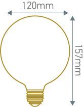 ECOWATTS - Globe G120 LED 270° 15W E27 2700K 1521lm opaline