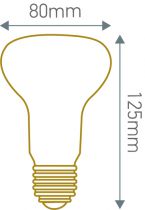 ECOWATTS - Spot LED 12W E27 2700K 1055lm opaline 120°