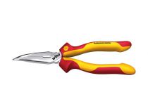 Wiha Pince Demi-Ronde Professional Electric Avec Taillant, Forme Courbe, Env. 40° (26728) 160 Mm (WH26728)