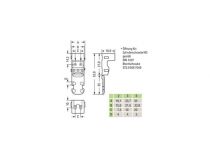 Adaptateur De Fixation - Pour Bornes À 2 Conducteurs - Série 221 - 4 Mm² - Pour Montage À Vis - Blanc (WG221502)