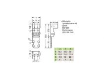 Adaptateur De Fixation - Pour Bornes À 5 Conducteurs - Série 221 - 4 Mm² - Pour Montage À Vis - Blanc (WG221505)