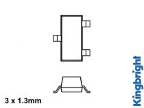 Leds cms 3 x 1.3mm