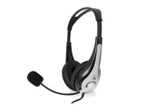 Ewent - Casque Stro Avec Microphone Et Contrle De Volume (EM3562)