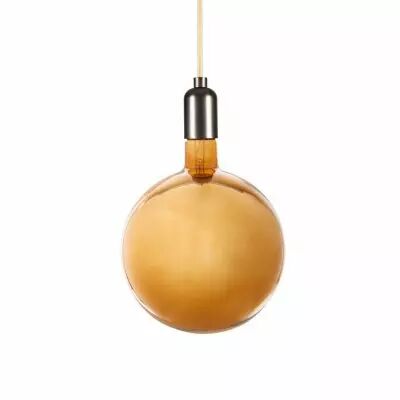 Ampoule globe g�ante cuivr�e, E27,  G200, Led 4W, 80lm, 1600K (174119)