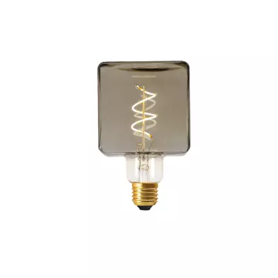 Ampoule d�co cube fum�e, 127 x 155 mm, E27, Led 4W, 2000K, 240lm, dimmable (719017)