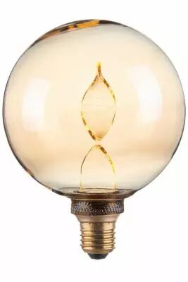 Ampoule globe d�co ADN ambr�e, G125, E27,led 3.5W, 1800K, 110lm, dimmable (719037)