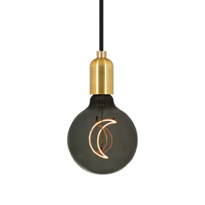Ampoule globe d�co Lune fum�e, G125, E27,Led 2W, 2200K, 70lm (719039)