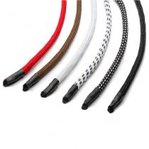 câble textile noir et blanc 3x0,75 (100084)