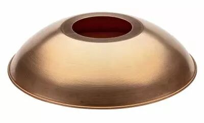 Abat-jour Courb� rond en cuivre pour gamme MEDIUM (101205)