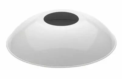 Abat-jour MEDIUM rond en t�le d'acier pli� blanc (101253)