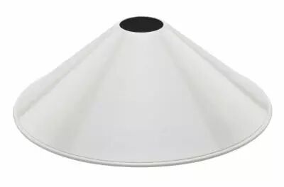 Abat-jour MINIMAL en t�le d'acier conique blanc (101259)