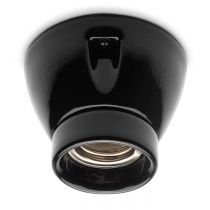 Support de lampe de plafond MINIMAL porcelaine noire (152649)