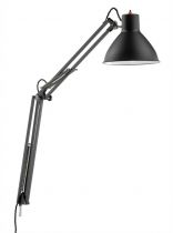 lampe de bureau RIMSA Modèle 80 noir caoutchouté (191202)