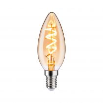 Ampoule LED Vintage bougie 150lm 4W 2500K doré E14 230V (28948)