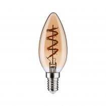 Ampoule LED Vintage bougie 150lm 4W 2500K doré E14 230V (28948)