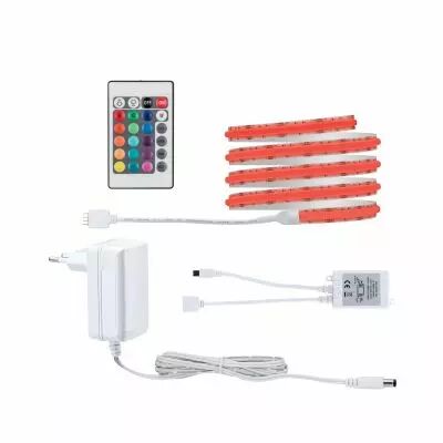 Kit de Strips COB SimpLED 1,5m RGB 12W 230/12V DC Blanc M�tal (78863)