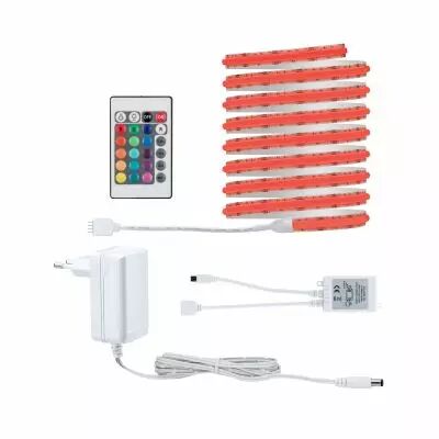 Kit de Strips COB SimpLED 3m RGB 22W 230/12V DC Blanc M�tal (78864)