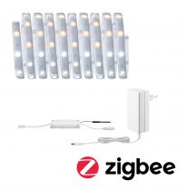 Kit de base MaxLED 250 3m Zigbee TunW Protect Cover IP44 12W 230/24V Argent (78869)
